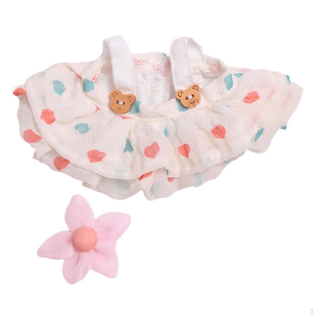 Adorable Doll Outfit Set with Hair Decorations for Young Girls