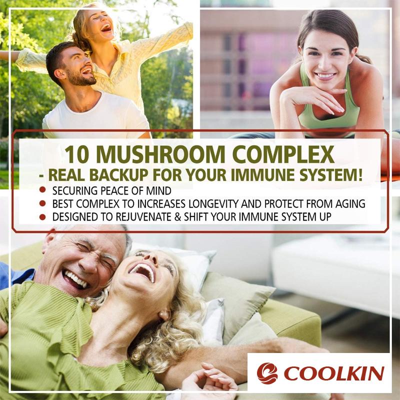 Coolkin Contains Ingredients Such As Hericium Erinaceus and Ganoderma Lucidum, Which Help Improve Mental Clarity and Concentration.