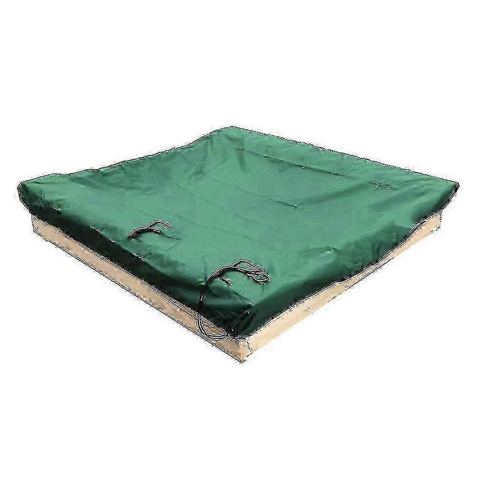Sandbox Cover Square with Drawstring, Oxford Cloth Sandbox Canopy Waterproof Sandpit Pool Cover Anti UV Sandbox Protection Cover 25-26