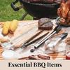 BBQ Sausage Turning Tongs for Cooking,Stainless Steel BBQ Kitchen Tongs,Long Handle Kitchen Tongs for Turning Bacon Steak Meat Vegetables,Cooking Tong