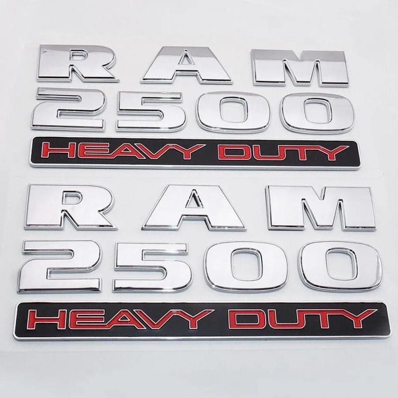 

Черная Боковая Наклейка-Эмблема для Крыльев Dodge RAM 1500/2500/3500 Heavy Duty 1500