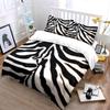 Zebra-Print Drei-Teile-Deko-Set Mehrere Größen Kinder- und Schlafzimmer für Erwachsene Exquisites 3-teiliges Bettwäsche-Set Geschenk