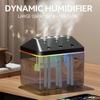 New Bluetooth Speaker & Desktop Mist Humidifier Combo ,900ML 6-Nozzle Musical Humidifier With Colorful Light for Home Office Use