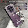 3D Love Shockproof Glitter Plating Bead Bracelet Case for Huawei Honor Magic 7 6 5 4 3 Pro Silicone Cover