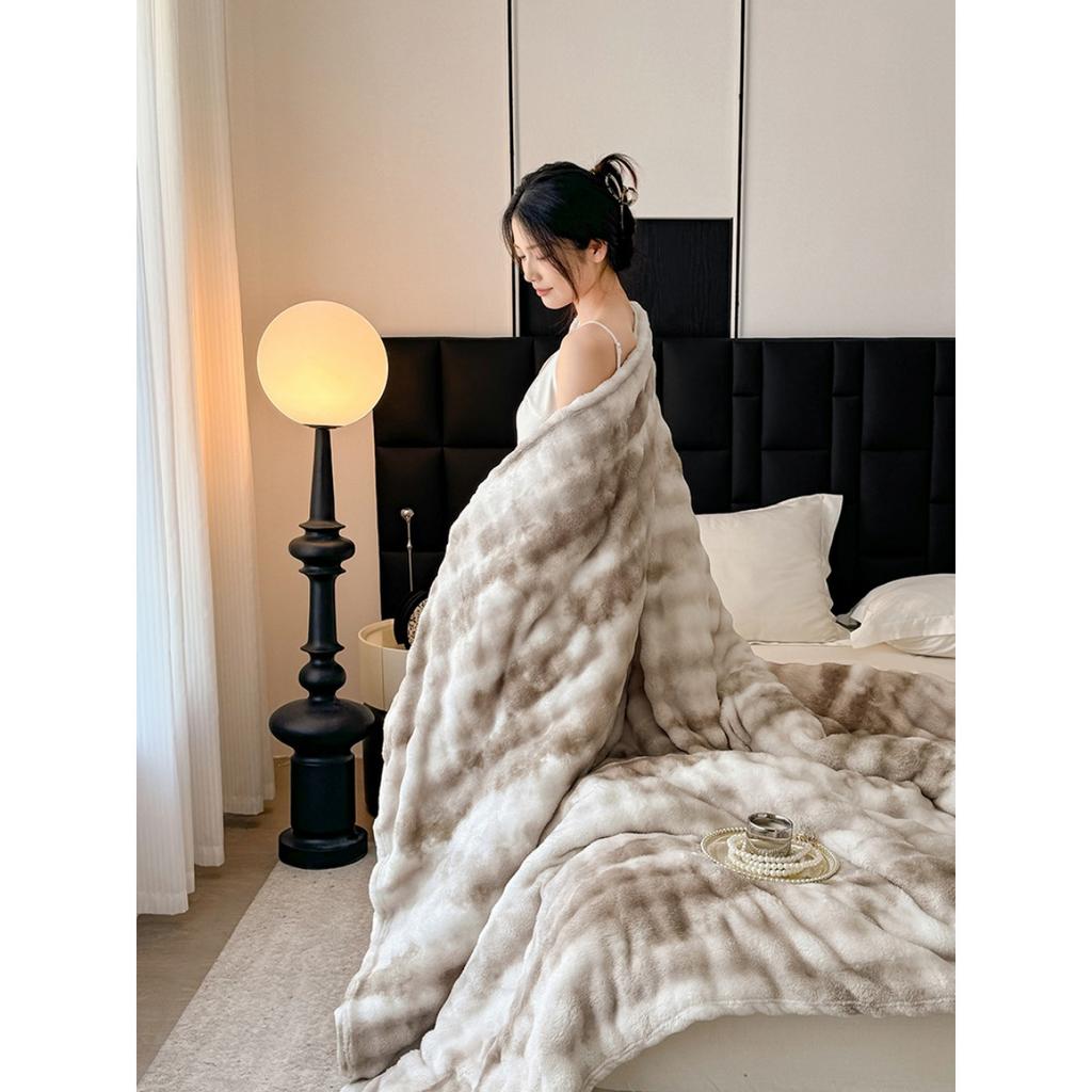 Bubble Velvet Blanket, Thickened Flannel, Coral Velvet Blanket, Office Nap Blanket, Single Air Conditioning Blanket