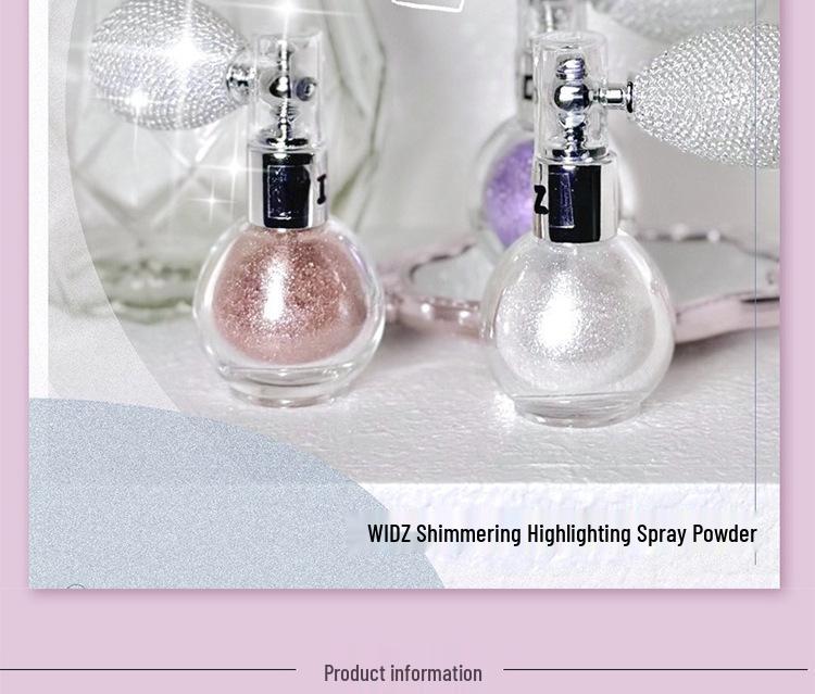 Cross-Border Shimmer Highlighter: Pearlescent Air Cushion Glitter & Spray Powder for Brightening