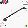 KOTARBAU® Kitchen Furniture Handle Classic Modern Oblong Long Matte Black 289 MM Spacing 256 MM Set of 2