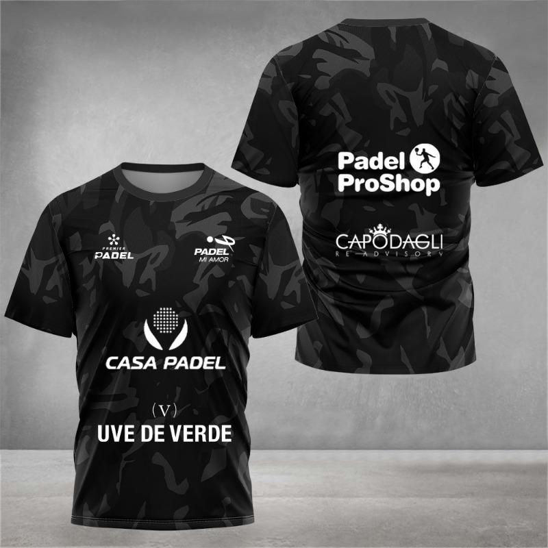 Men's Fitness Sports T-shirt Training Jogging Shirt Tennis Quick Dry Breathable Short-sleeved Fashion Badminton Game Clothes