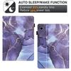 For Lenovo Tab M10 (Gen 3) Case Multi-Angle Viewing Smart PU Leather Marble Cover