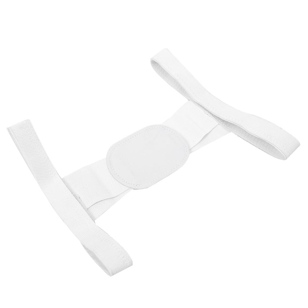 Männer Frauen Buckel Haltungskorrektor Verstellbare Schulter Rückenstütze Orthese GürtelWeiß S