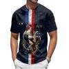 Men's Lightweight Quick-Dry Mesh Neck Short Sleeve T-Shirt for Sports