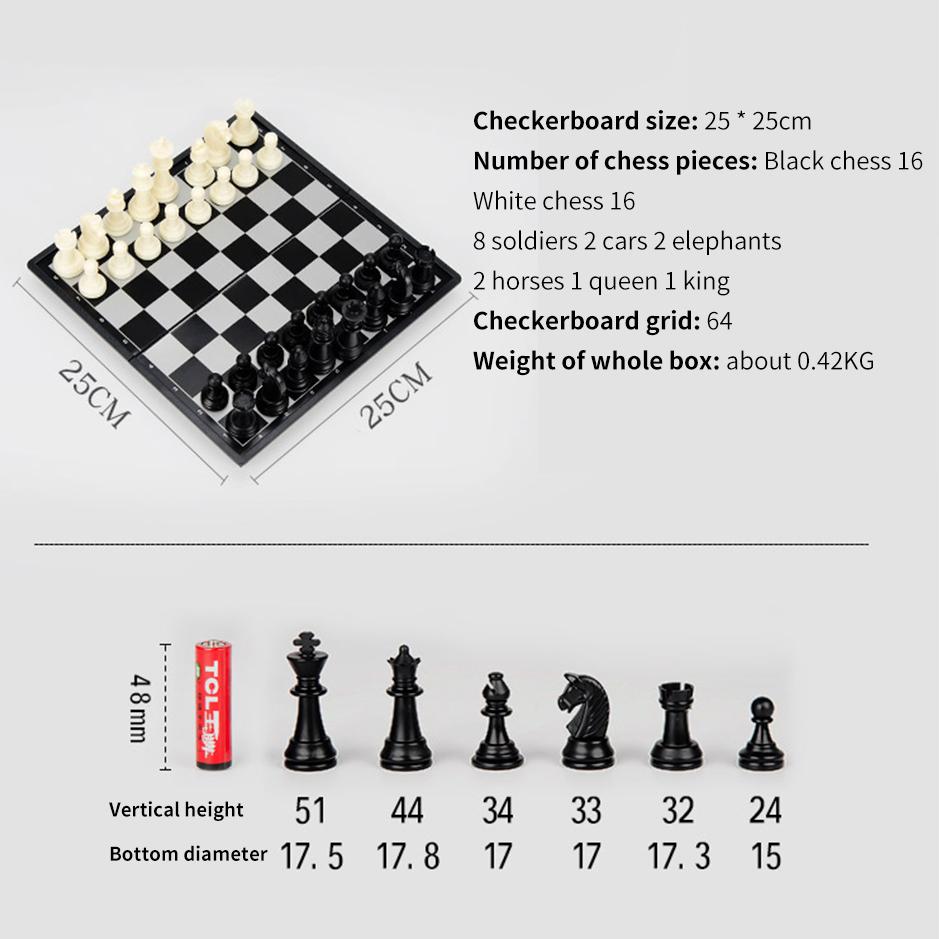 Portable Special Magnetic Chess Backgammon Checkers Set Big Board Draughts Entertainment Christmas Travel Games Aldult Kids Gift