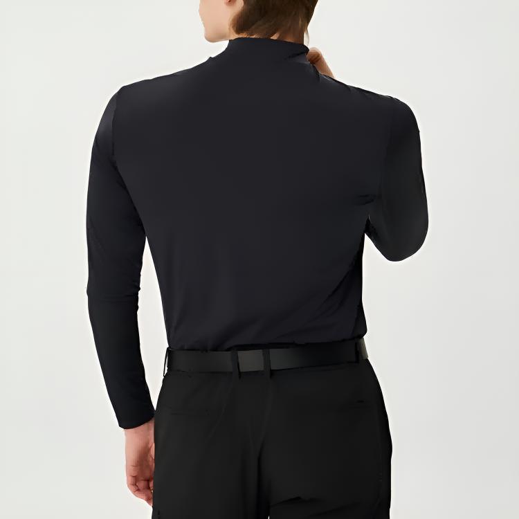 Li-Ning Spring And Autumn Outdoor Sports Casual Quick-Dry Long Sleeve T-Shirt Men Tops ATLU215-1