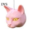 Squirrel Snack Holder Cat Head Feeder, Funny Animal Face, Outdoor Hanging Plastic Wildlife Feeder Garden Feeding Station for Backyard Patio Decor Face