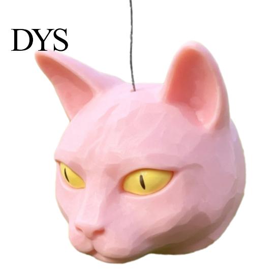 Squirrel Snack Holder Cat Head Feeder, Funny Animal Face, Outdoor Hanging Plastic Wildlife Feeder Garden Feeding Station for Backyard Patio Decor Face