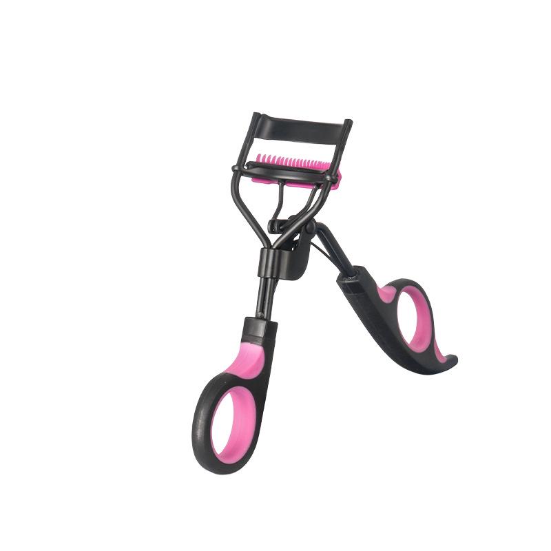 Sunflower Portable Eyelash Curler with Comb - Natural Curling & No Pinching, Beginner-Friendly, Wide Angle Clip.