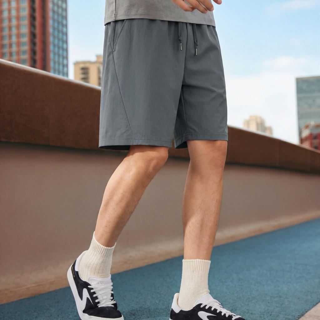 Skechers Moisture Wicking Quick Dry Breathable Casual Shorts Men shorts L126M028-013P
