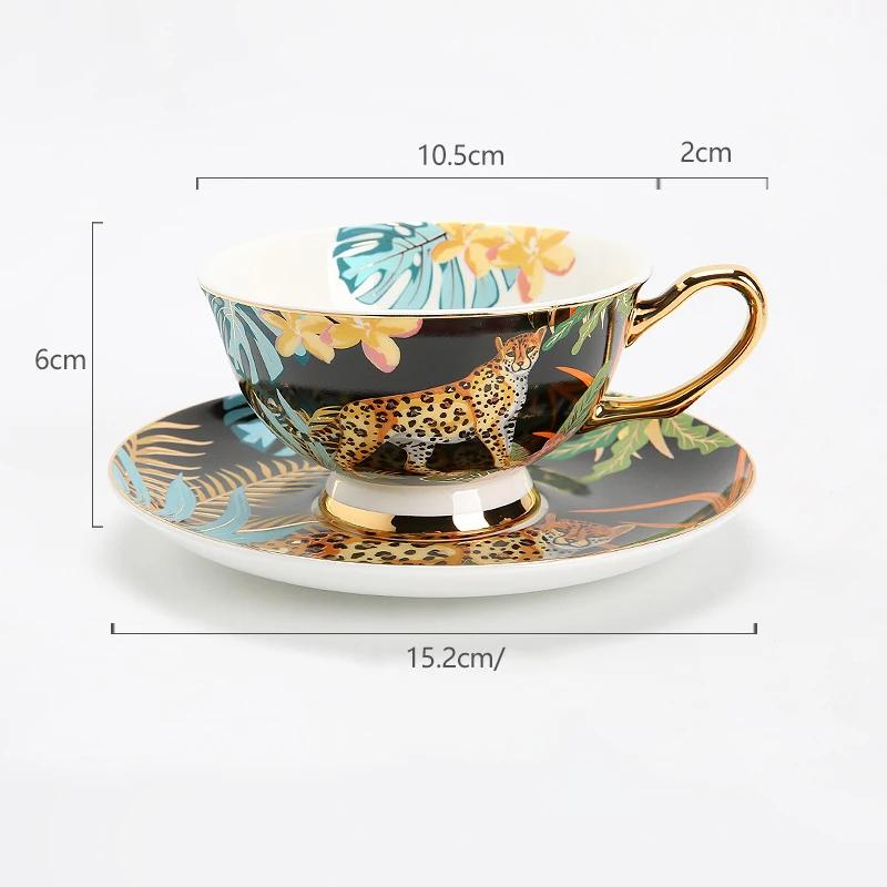 Coffee Cup and Saucer Set Ceramic