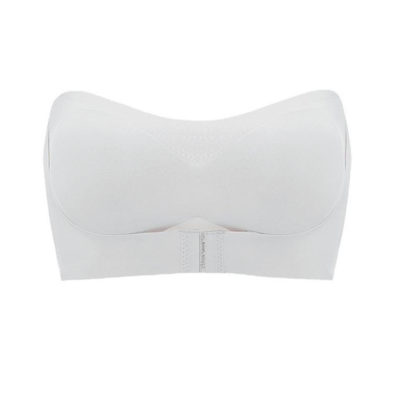 Women Strapless Seamless Push Up Anti Slip Anti Exposure Full Cup Thin Bra