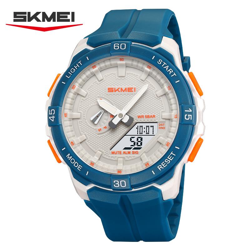 SKMEI 2583 Sports Watch Reloj New Large Dial Men's Digital Countdown Stopwatch LED Light Electronic Watch 5 Alarm Clock Watch