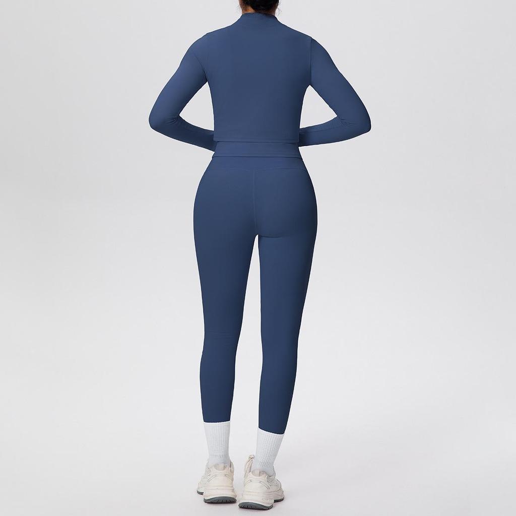 Women's Quick-Dry High-Waisted Sportswear 3-Piece Set: Breathable Yoga, Pilates, Running Fitness Outfit