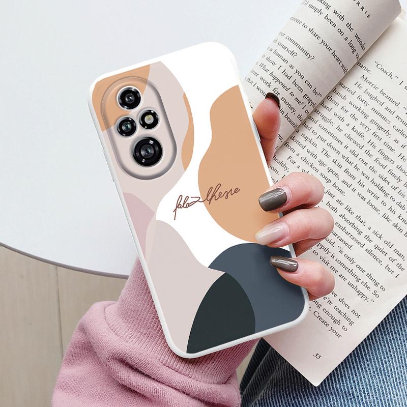 For Honor 200 Pro Case Phone Cover Popular Flower Lovely Cartoon Cat Soft Silicone TPU Funda For Honor 200Pro Protector Bumper