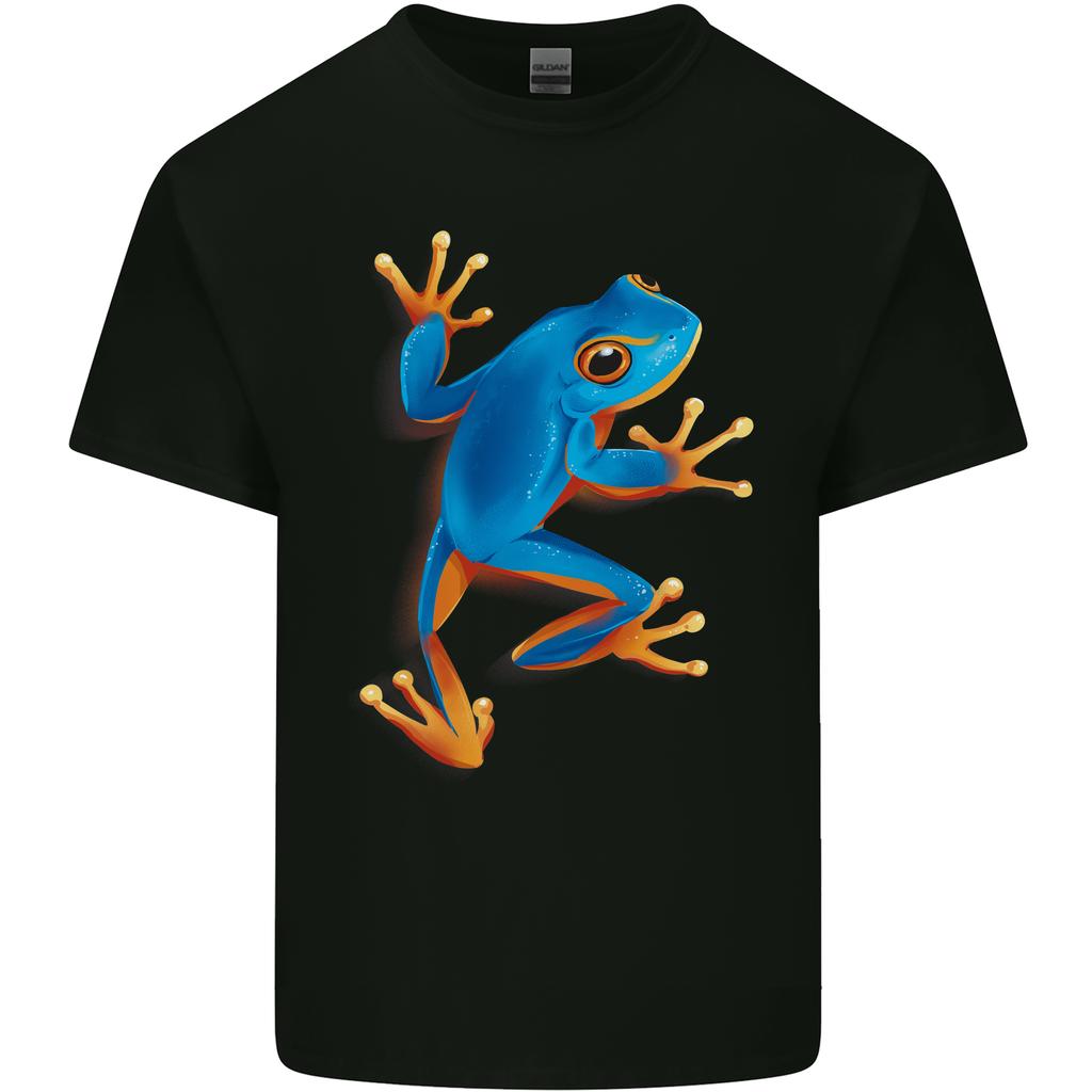 A Cool Frog Climbing Up Unisexs Light Cotton Tshirt