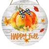 Pumpkin Wooden Welcome Door Hanging, Home Window Wall Decoration