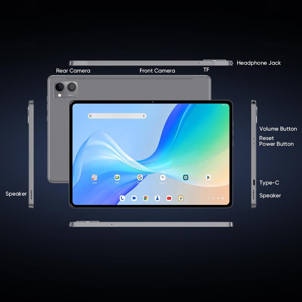 N-one Tablet 10.36 Inch Android 12 Tablet Computer, 128GB MediaTek MTK8183 Octa Core 2000*1200 FHD NPad Plus