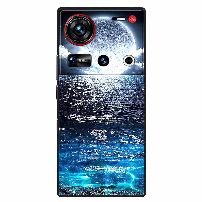 For ZTE Nubia Z70 Ultra 5G Case 6.85'' Black Silicone TPU Soft Phone Cover for Nubia Z70 Ultra Protective Back Shells Z 70 Ultra