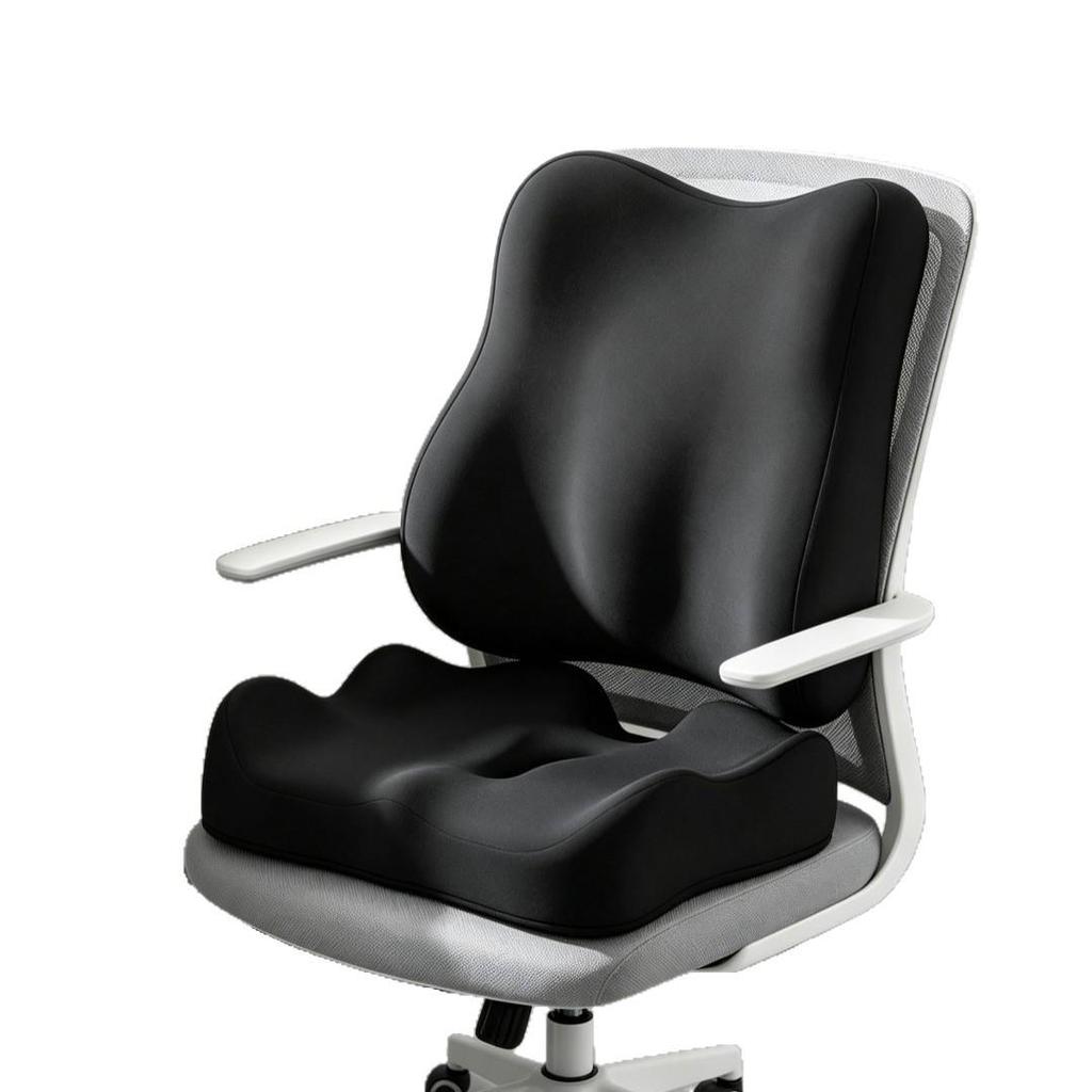 Ergonomic Memory Foam Lumbar Support Seat Cushion for Office Chair