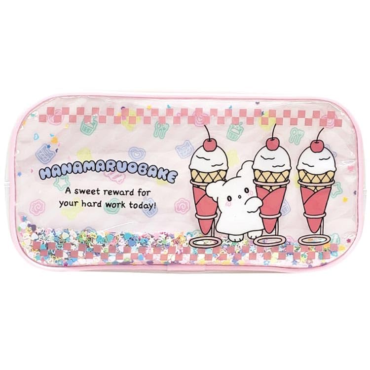 TCP Hanamaru Ghost Shaka Shaka Pen 998224 Pouch, Pink,