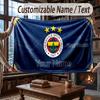 Manta de Franela Personalizada con Nombre Patrón del Fenerbahçe FC Cálida Decoración para el Hogar