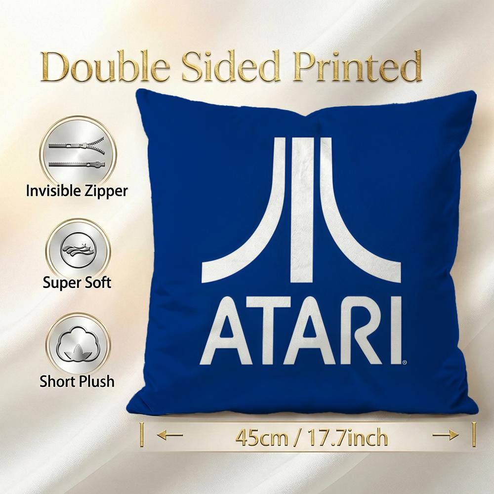 Brand Atari Cushion Cover 1Pcs Decorative Covers Soft Cushion Case For Sofa Couch Decor 40X40 45X45 Pillowcases