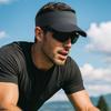 Multicolor Sweat-absorbing Hairband Quick-drying Sports Cap Creative Sunscreen Cap  Men Women