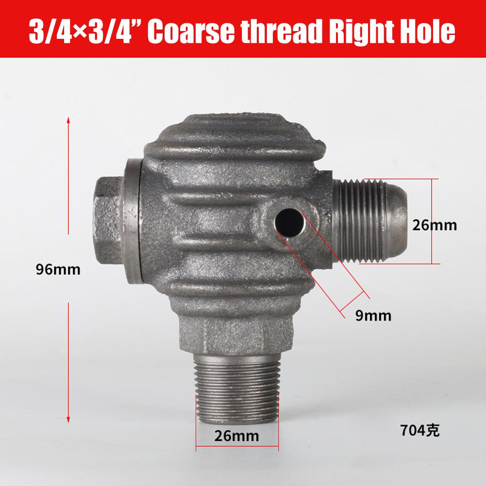 Reliable Iron Male Thread Check Valve for Air Compressor and Air Pump 3 Port