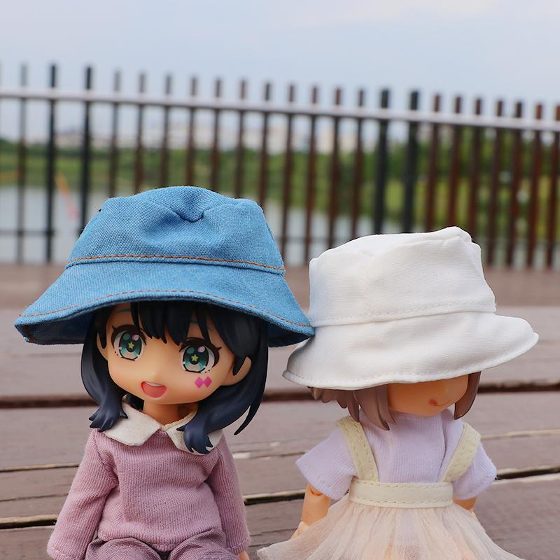 Beautiful OB11 Baby Figure ob11 Accessories Bucket Hat obitsu 11 Molly Gsc 1/12 BJD Doll Accessories Clothing BJD Baby Clothes 4 Color