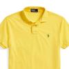 Polo Ralph Lauren Ss22 Solid Color Logo Embroidered Short Sleeve Polo Shirt Men Tops Yellow MNPOKNI1N821685-700