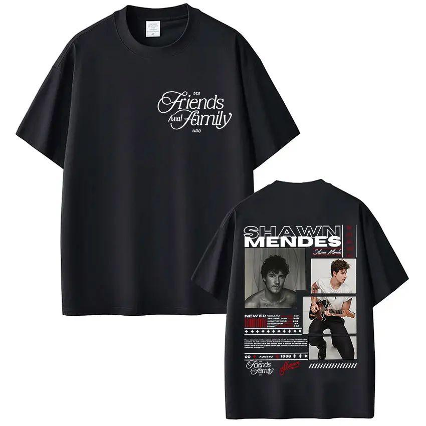 

Y2k Tops Rapper Singer Shawn Mendes on The Road Again Tour Album Merch T Shirt Men Fashion Oversized Tshirt Streetwear Unisex S