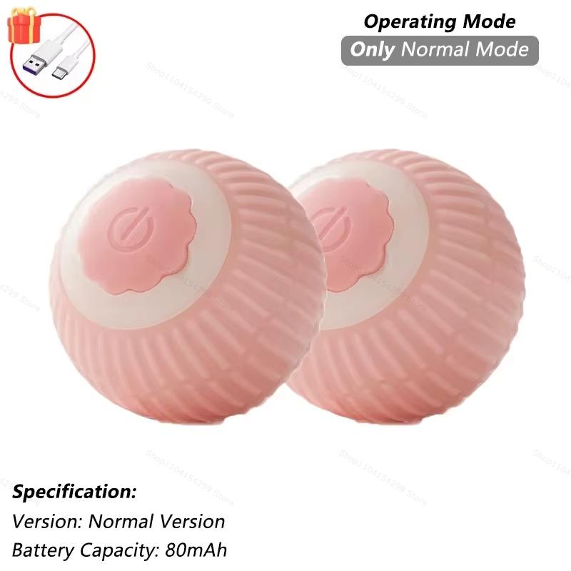 Interactive Toys for Cats Rechargeable Cat Exercise Wheel Interactive Cat Motion Toy Cat Pet Interaction Automatic Rolling Ball