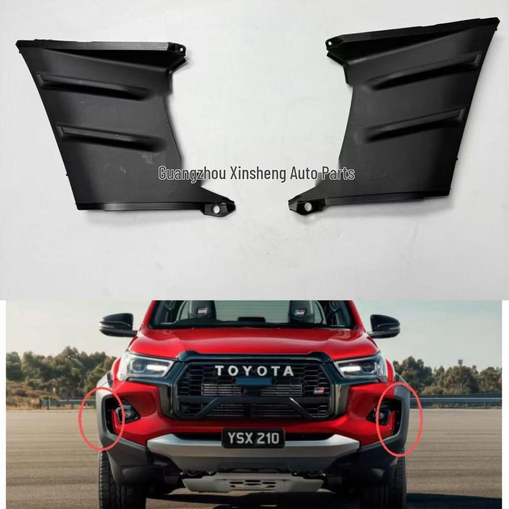 Hilux Rocco GR2024-25 Front Fender Flares Air Deflector Trim