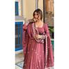 Salwar Kameez Indisk Pakistansk Bröllopsfestklänning Bollywood Anarkali Kostym