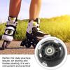 4 Stück Leuchtende Rollschuhrollen 63mm PU Flash Inlineskater-Rollen für Inlineskateboards Rollen