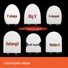 Anti-Splash U-Shaped PP Toilet Seat Cover