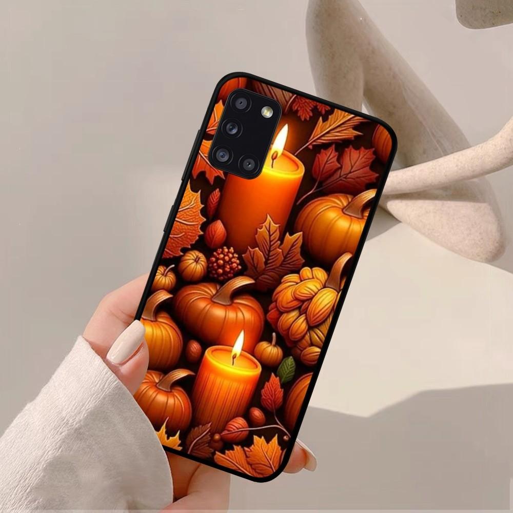 Pumpkin Happy Fall Autumn Phone Case For Samsung A 10 11 12 13 20 21 22 30 31 32 40 51 52 53 70 71 72 73 91 13 Shell