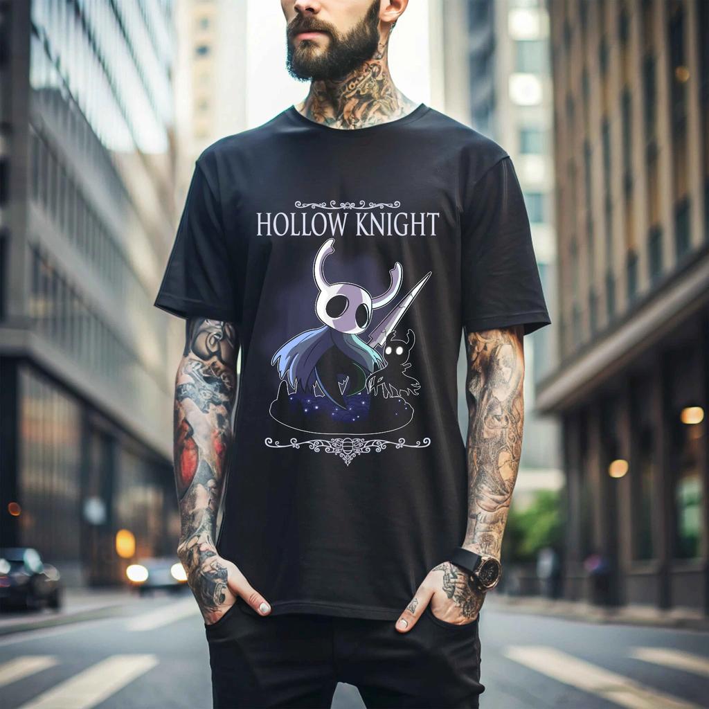MENS WOMENS Hollow Knight Unisex Gaming T-Shirt Indie Girl Top Best Gifts Black Shirt 151