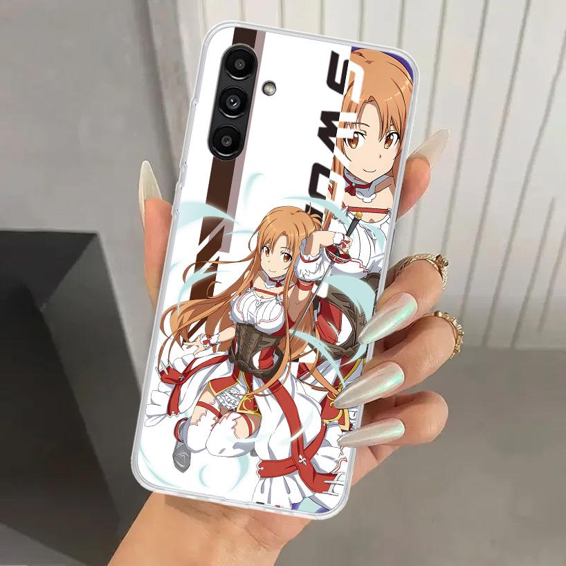 Anime Sword Art Online SAO Phone Case for Samsung Galaxy A17 A16 A37 A26 A36 A57 A56 A15 A25 A35 A55 A14 A24 A34 A54 A13 A23 A33