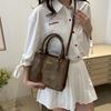 Fashionable Texture Commuter Tote Bag Shoulder Women's Bag New Trendy Summer Crossbody Bag Handheld Class Bag
