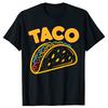 Funny Taco Mexican Food 100 Cotton Tshirts Men Womens Fashion Print Tshirt Loose Oversized Streetwear Hip Hop Unisex T Shirt