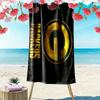 Steelers Logo Print Strandtuch, Großes Weiches Schnelltrocknendes Handtuch für Strand Camping Schwimmen